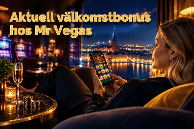 Aktuell välkomstbonus hos Mr Vegas